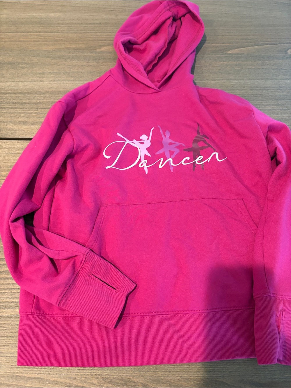 MTA Sport Bright Pink 'Dancer' Graphic Hoodie